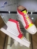 CHRISTIAN LOUBOUTIN Spiked Louis Trainers white pink and yellow 